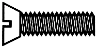 Durable Brass Machine Screws - 3/16" x .047" (Pack of 12)